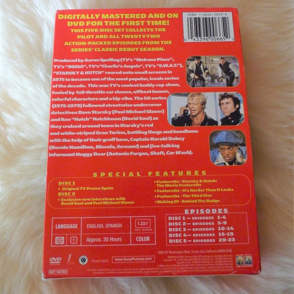 (Original) Starsky & Hutch - Complete First Season DVD= Classic 70's TV - Picture 2 of 5